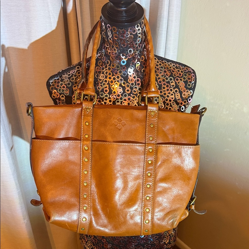 Patricia Nash Brown Leather Tote Bag